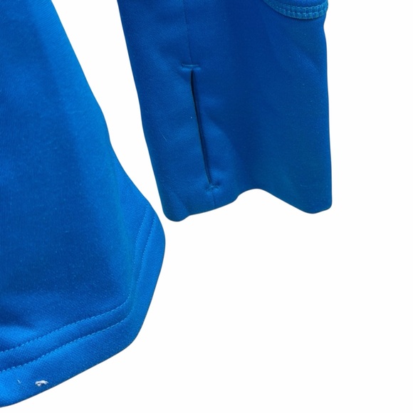 Athleta Vibrant Blue Cowl Neck Sweatshirt - Picture 4 of 7